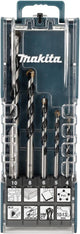 Makita e-14255 jeu de forets multifonctions en carbure 5 pièces 4 mm, 5 mm, 6 mm, 8 mm, 10 mm mandrin sans clé 1 jeu(s)