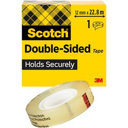 Ruban adhésif double face sans dévidoir 665 scotch 12,7mmx22,8m