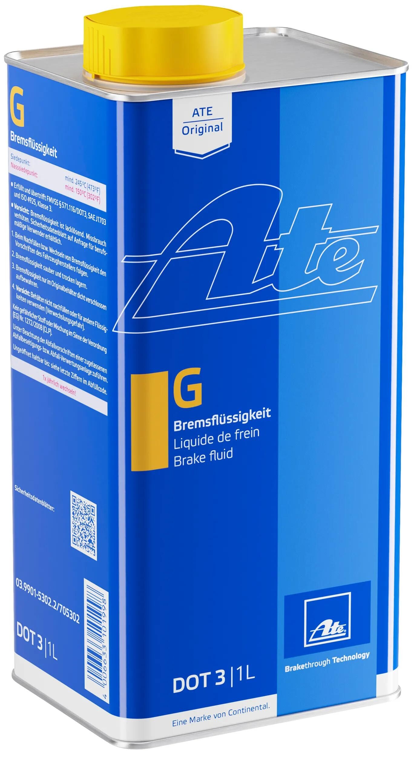 Mangé le liquide de frein dot3 b 1l peintures bleues