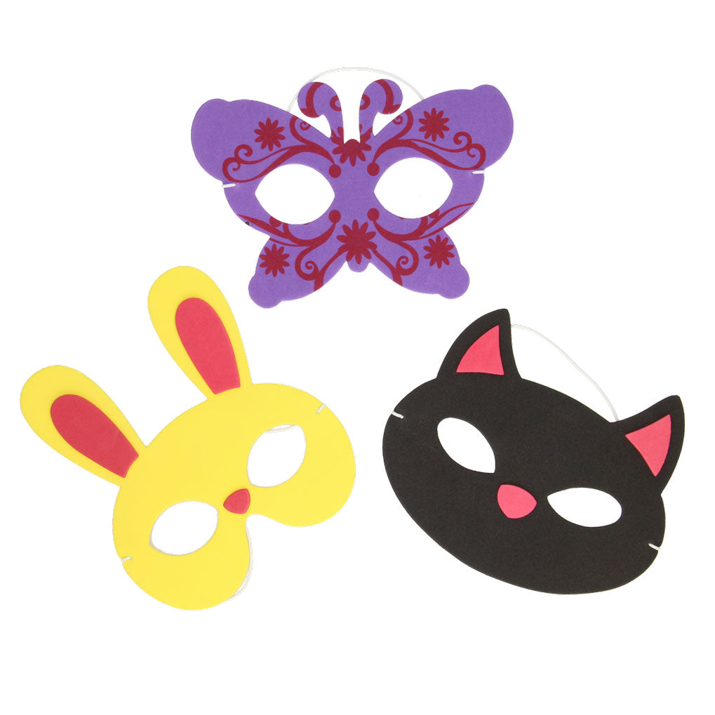 masque animal en mousse