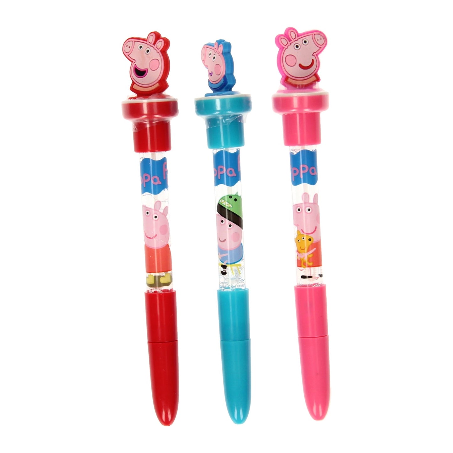 Stylo de cochon peppa avec vessie et timbre