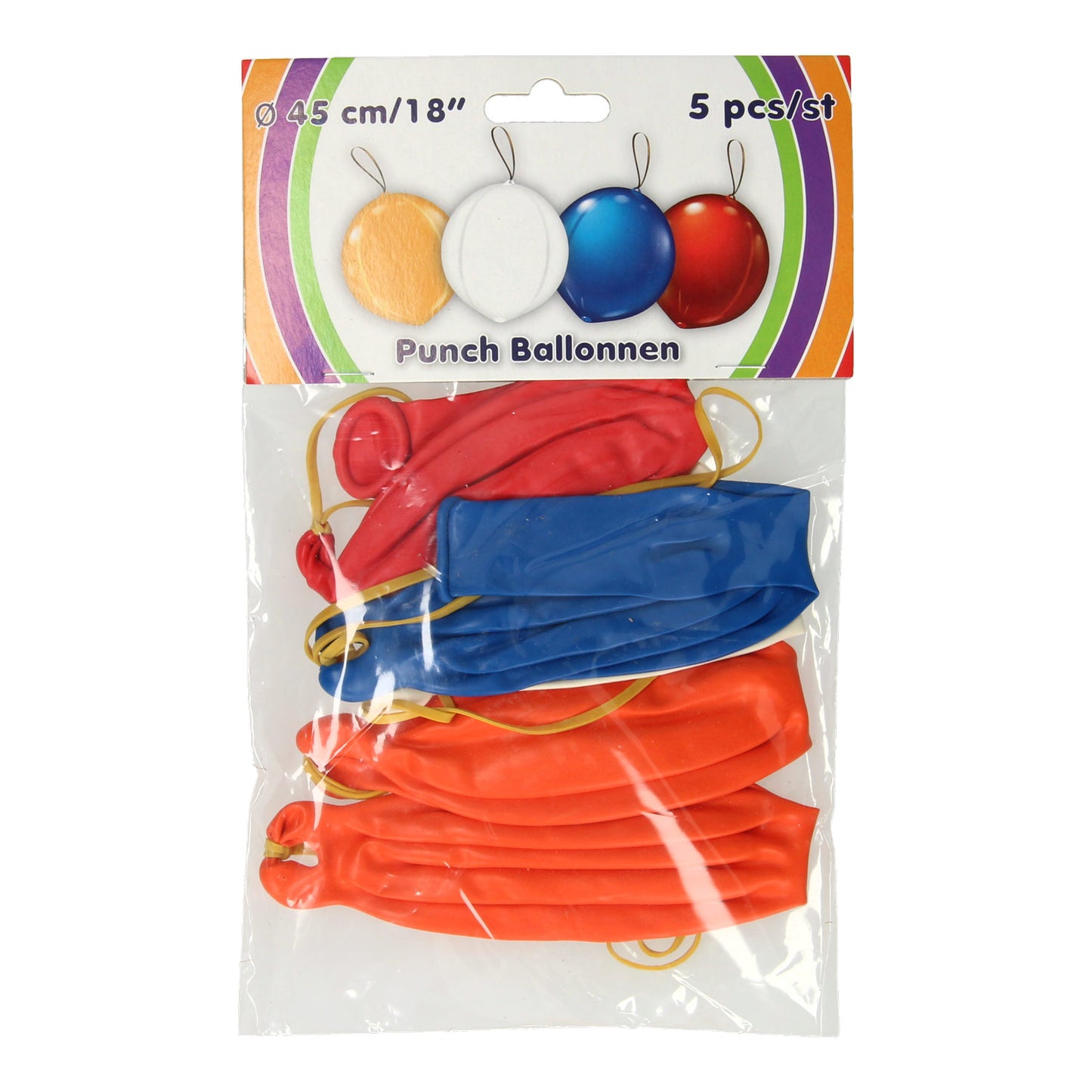 Punch Balloons 45cm, 5e.