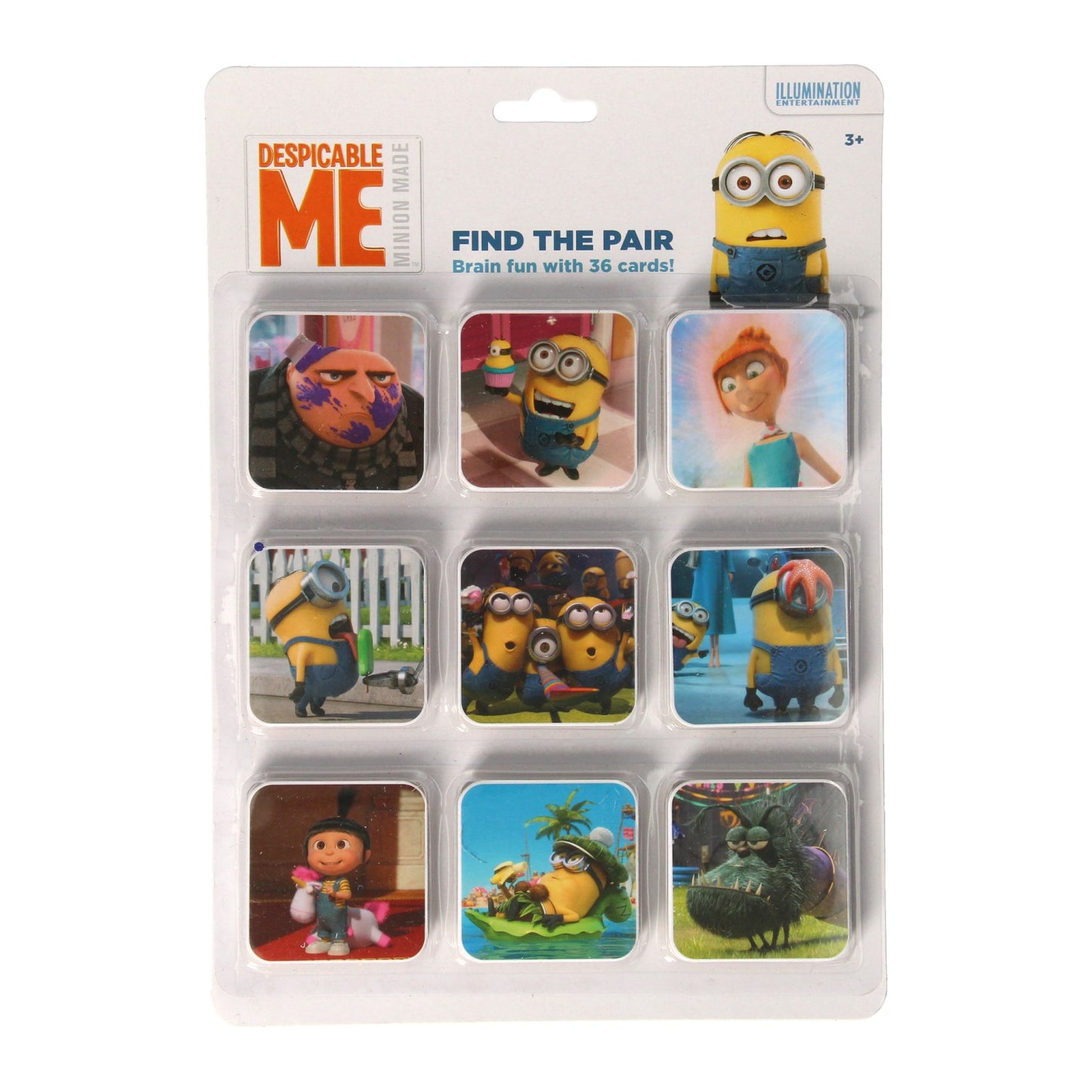 Minions de jeu de mémo