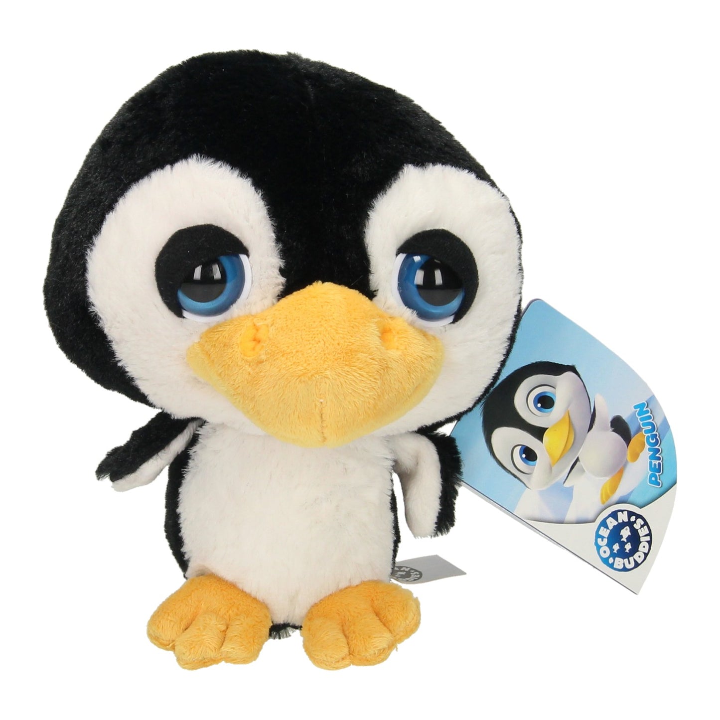 Peluche pingouin en peluche à grosse tête, 22 cm