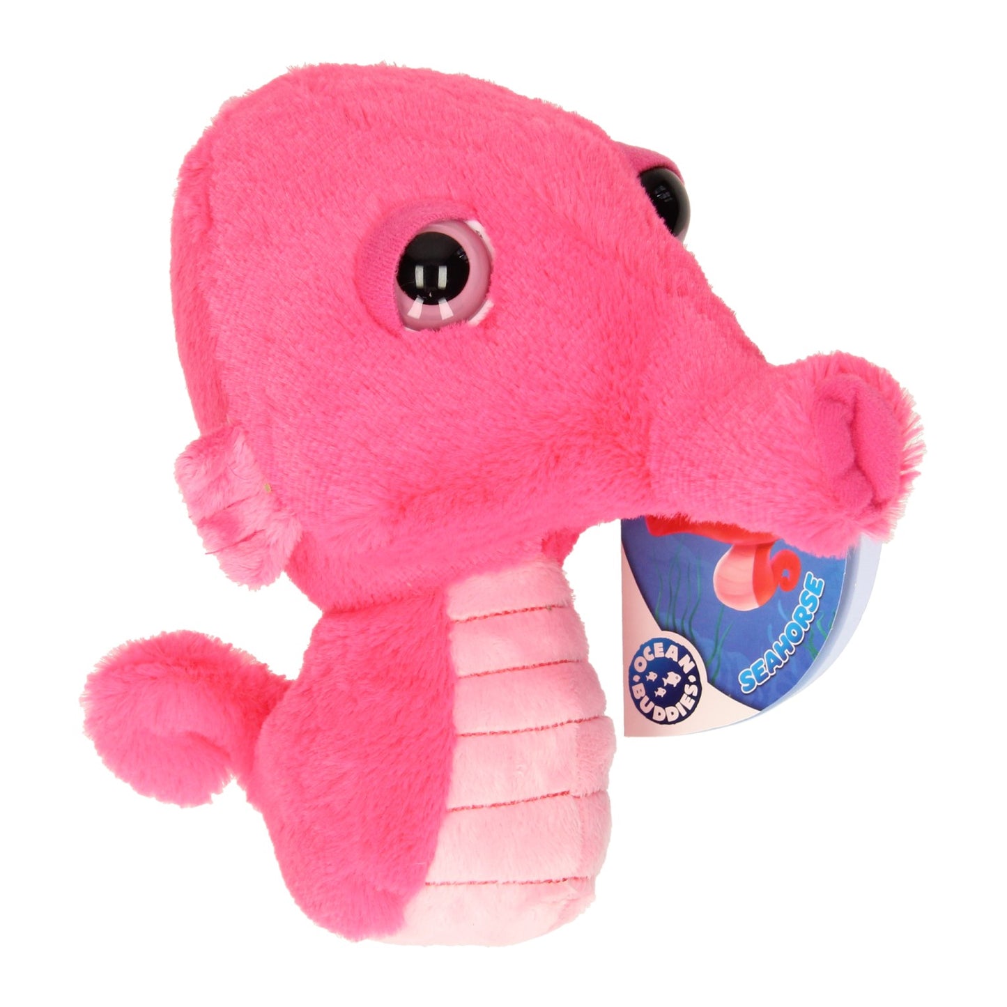 Peluche hippocampe en peluche à grosse tête, 22 cm