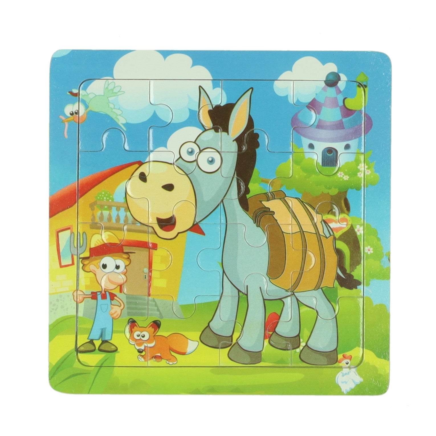 Animal de puzzle en bois, 16e.