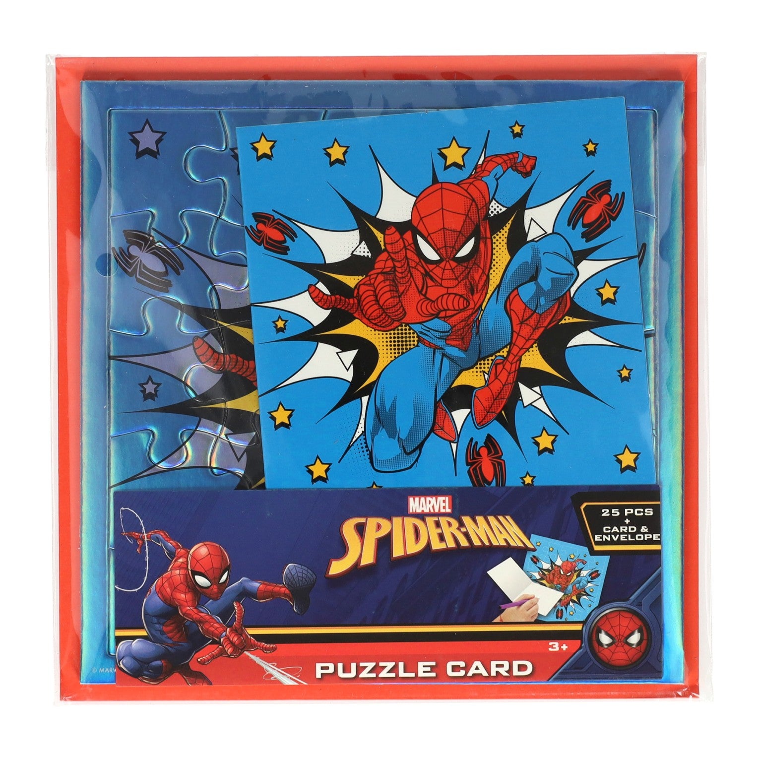 Carte de puzzle Disney Spidey avec carte et enveloppe