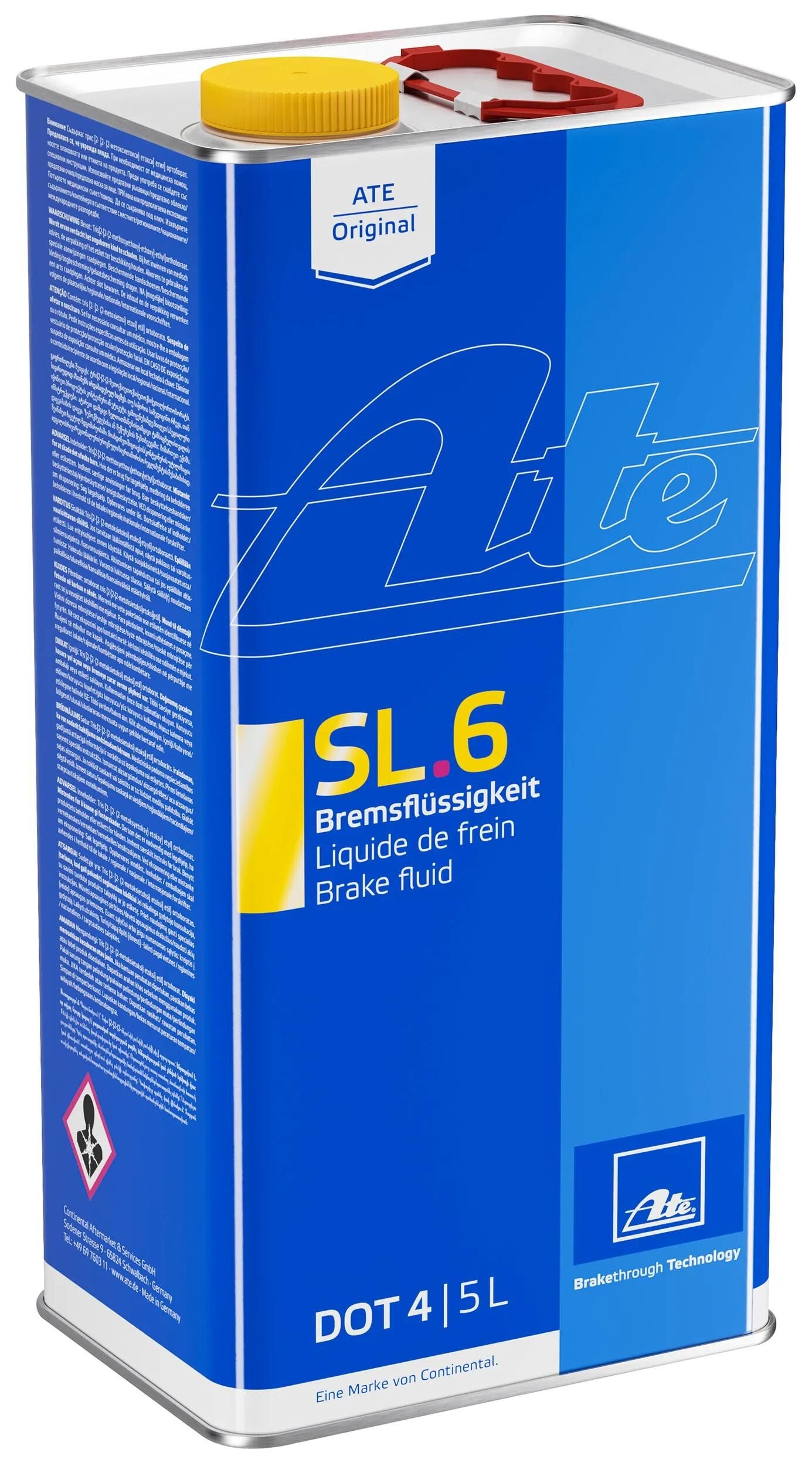 A mangé le liquide de frein 5 ltr. Point 4 sl 6