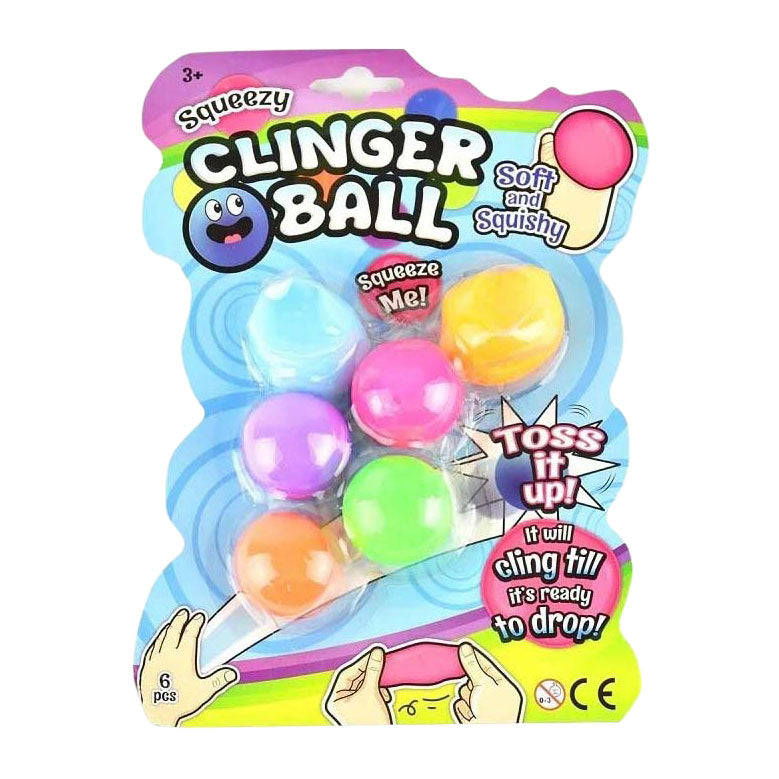 Mur collant de boule de compression, 6 pc
