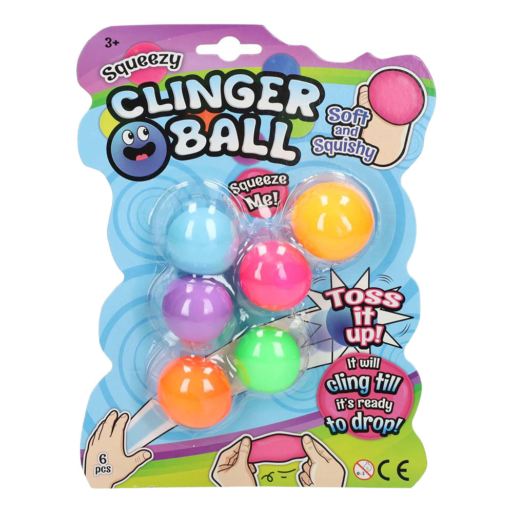Mur collant de boule de compression, 6 pc