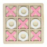 Jeu de morpion en bois - 14x14cm - afbeelding 5