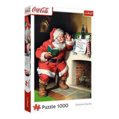 Puzzle de Noël cheminée coca cola - 1000 pcs.