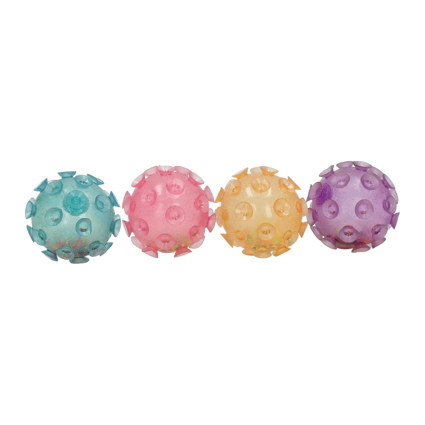 Boule à presser à paillettes avec boules - 8 cm