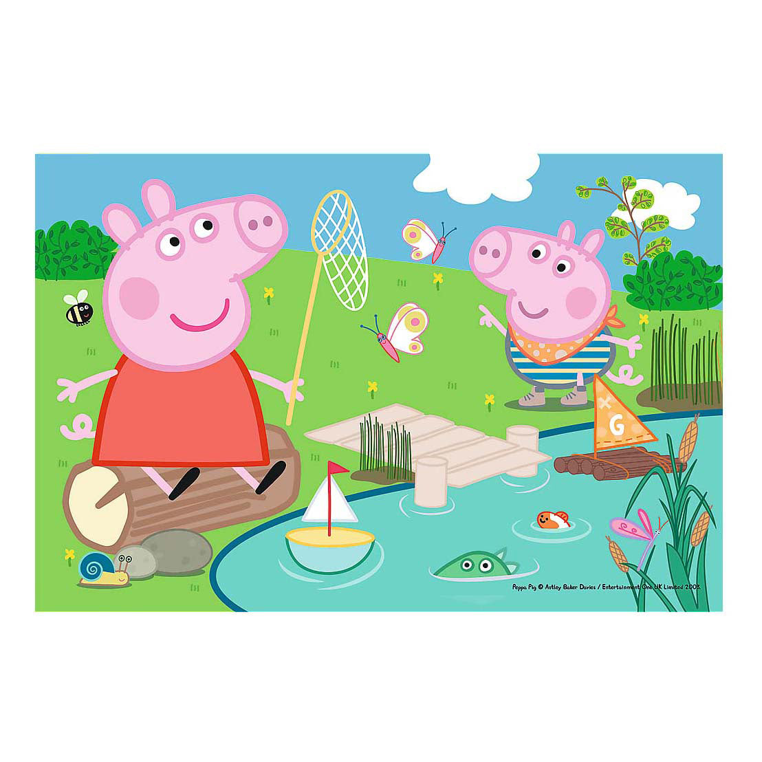 Mini-puzzle Peppa Pig - 54 pcs.