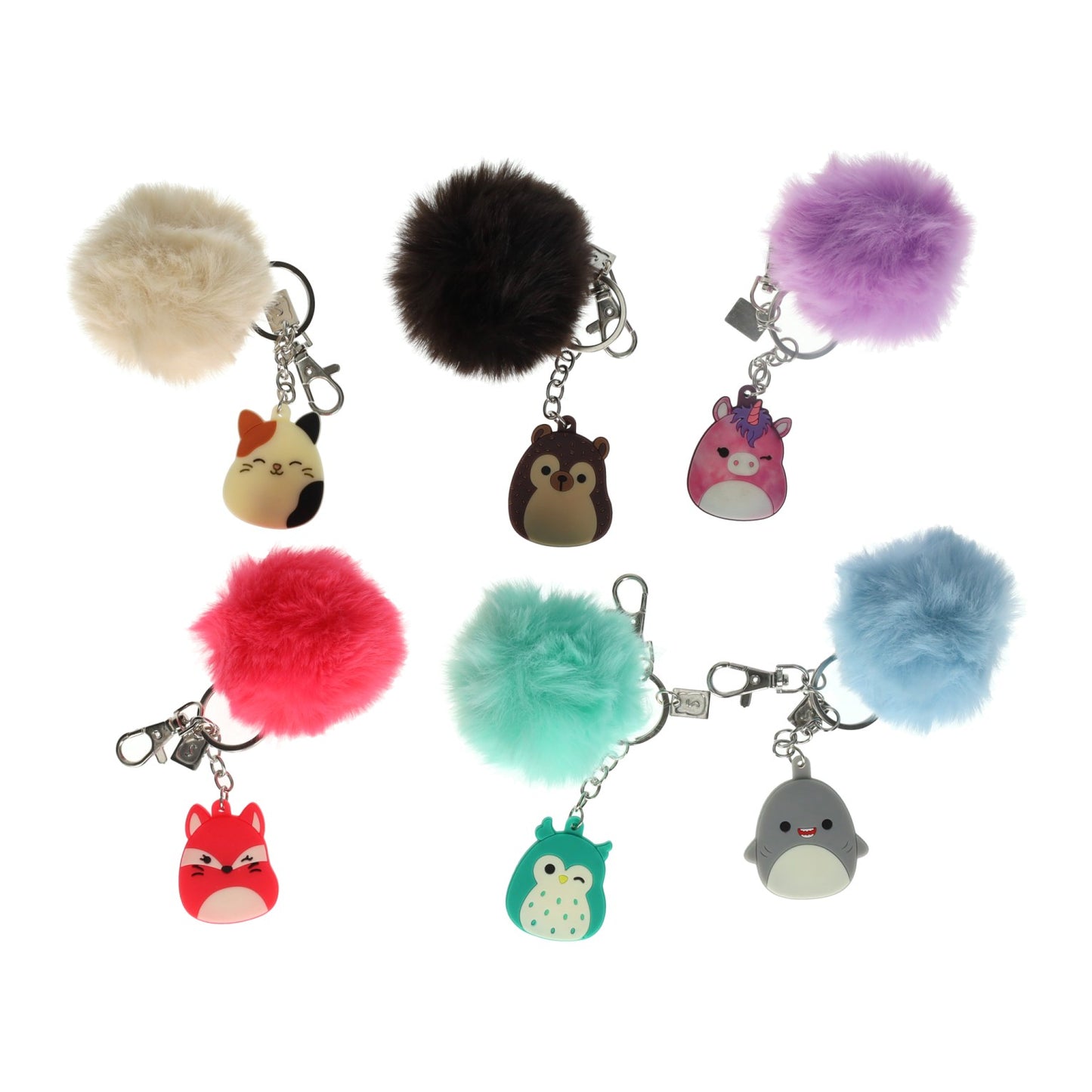 Porte-clés pompon Squishmallows