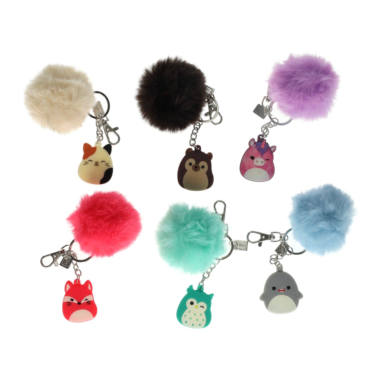 Porte-clés pompon Squishmallows