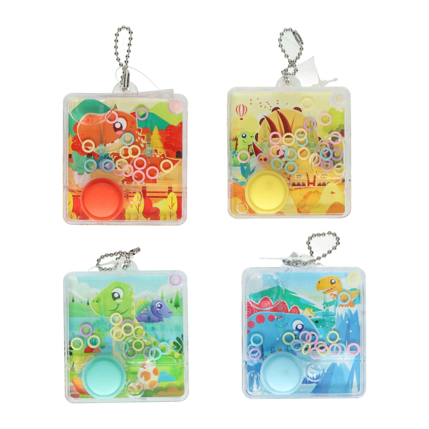 Porte-clés jeu d'eau dinosaure