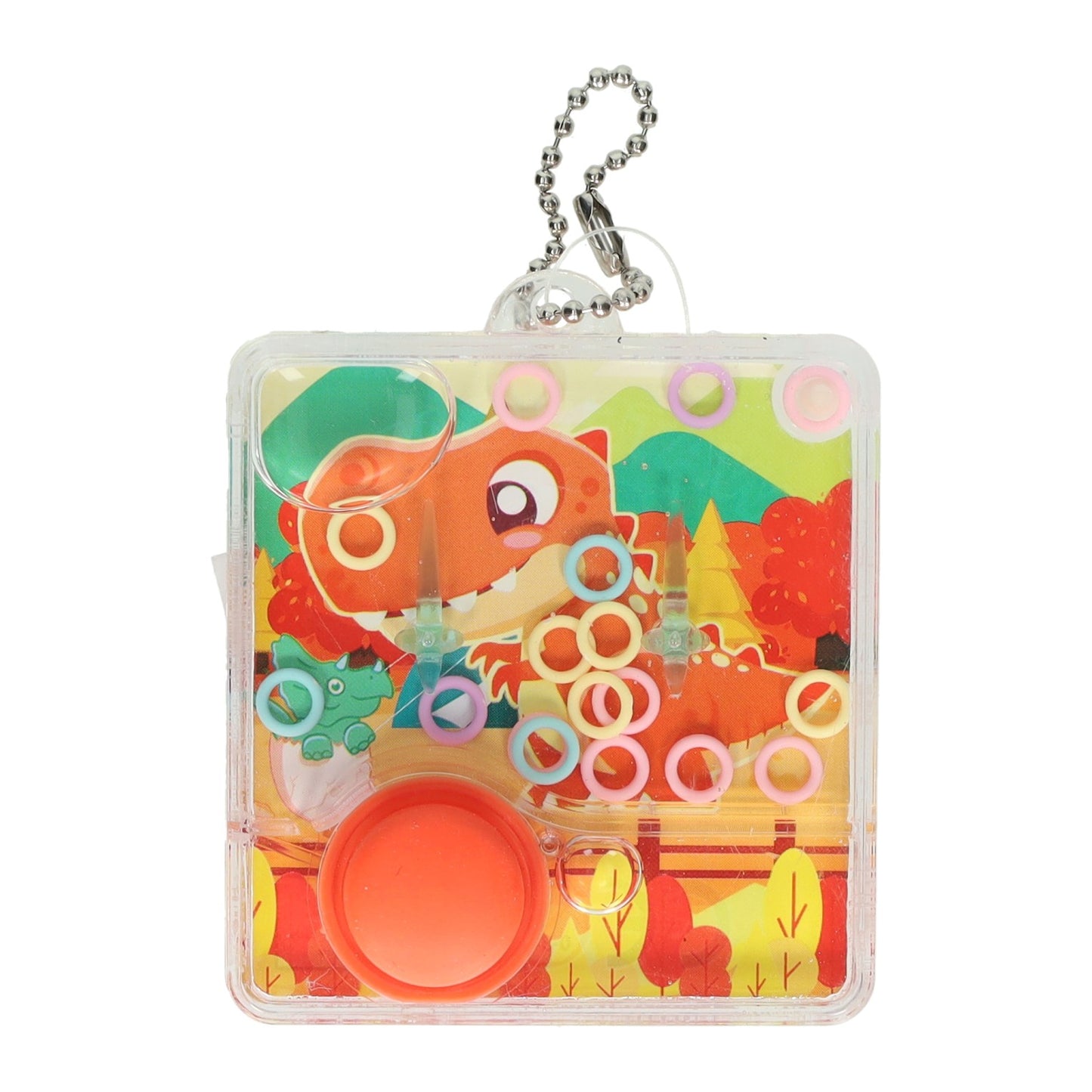 Porte-clés jeu d'eau dinosaure