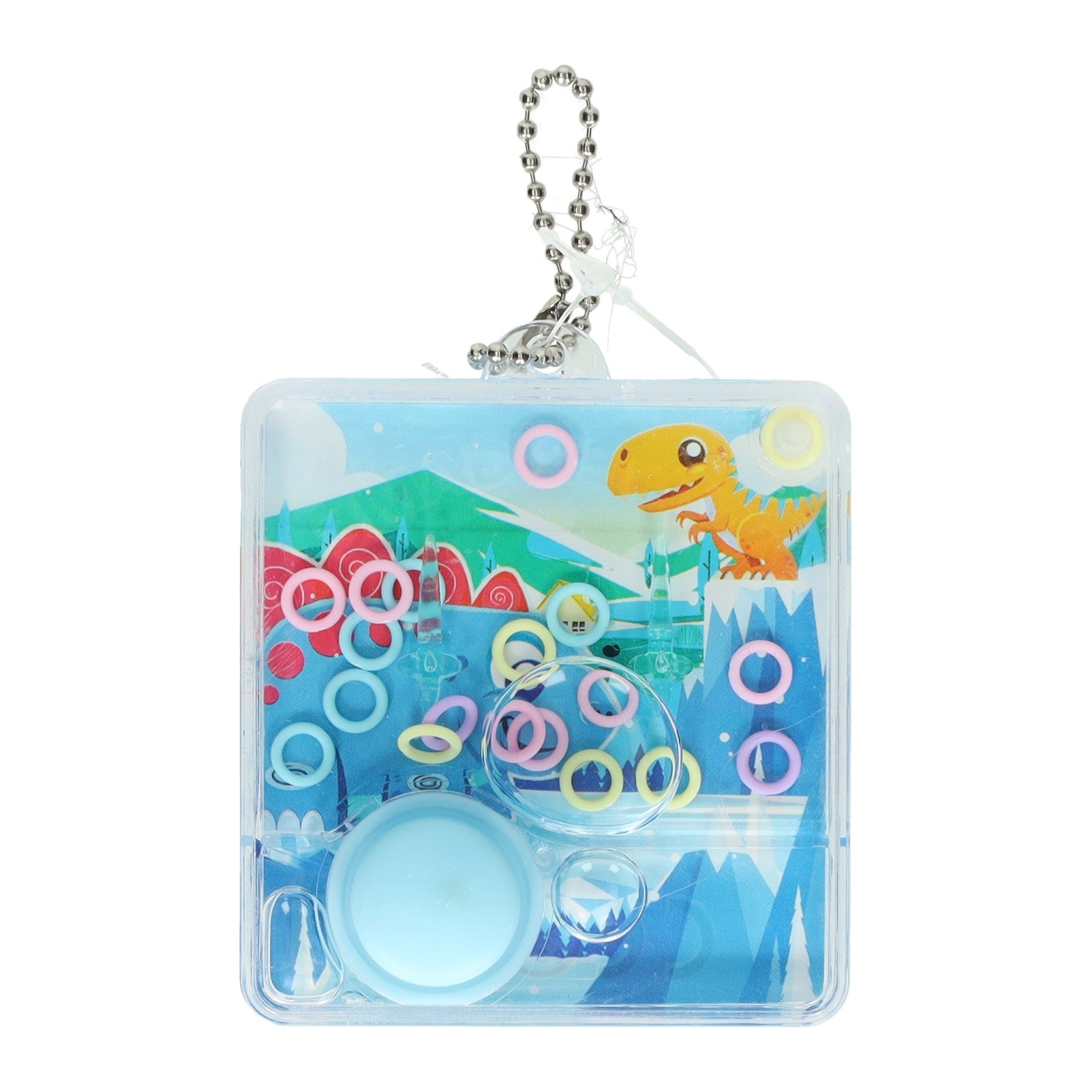 Porte-clés jeu d'eau dinosaure