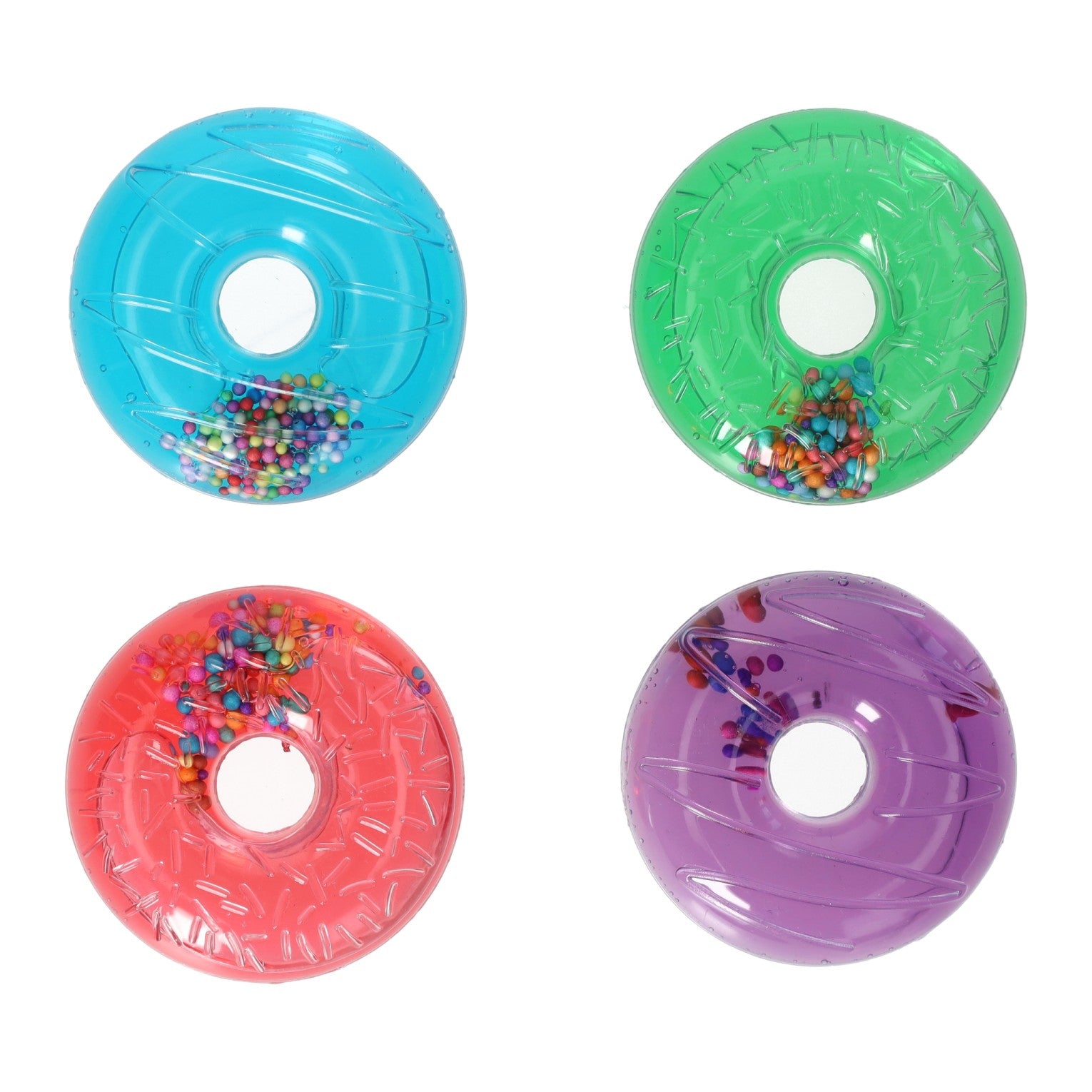Donut rempli de paillettes 50gr - 6cm