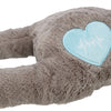 Gris paresseux en peluche trixie avec rythme cardiaque pour chiot