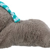 Gris paresseux en peluche trixie avec rythme cardiaque pour chiot