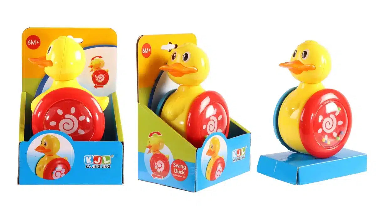 Canard roulant avec des sons