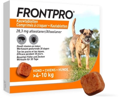 Comprimés de frontpro en frontpro
