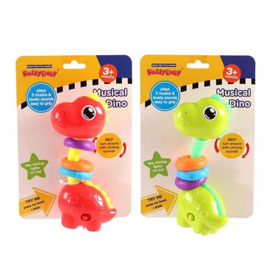 Jonotoys Dinosaurus Music Rattre de 14 cm de haut