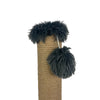 Foeiii grattant le poteau en peluche noir