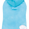 Croci Raincoat Dog Shark Light Bleu