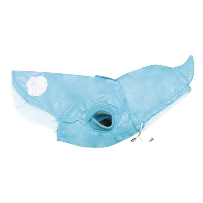 Croci Raincoat Dog Shark Light Bleu