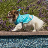 Croci Raincoat Dog Shark Light Bleu - afbeelding 3