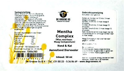 Cat complexe vert OS Mentha