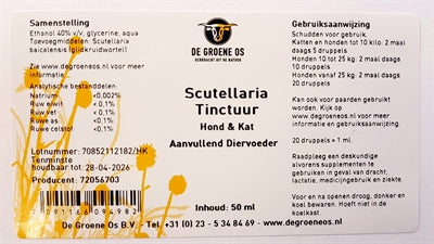 Green Os Scutellaria Tinture Cat