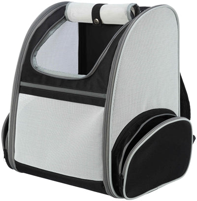 Sac de chien trixie sac à dos chloé gris clair noir