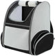 Sac de chien trixie sac à dos chloé gris clair noir