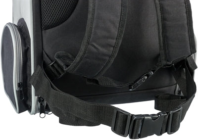 Sac de chien trixie sac à dos chloé gris clair noir