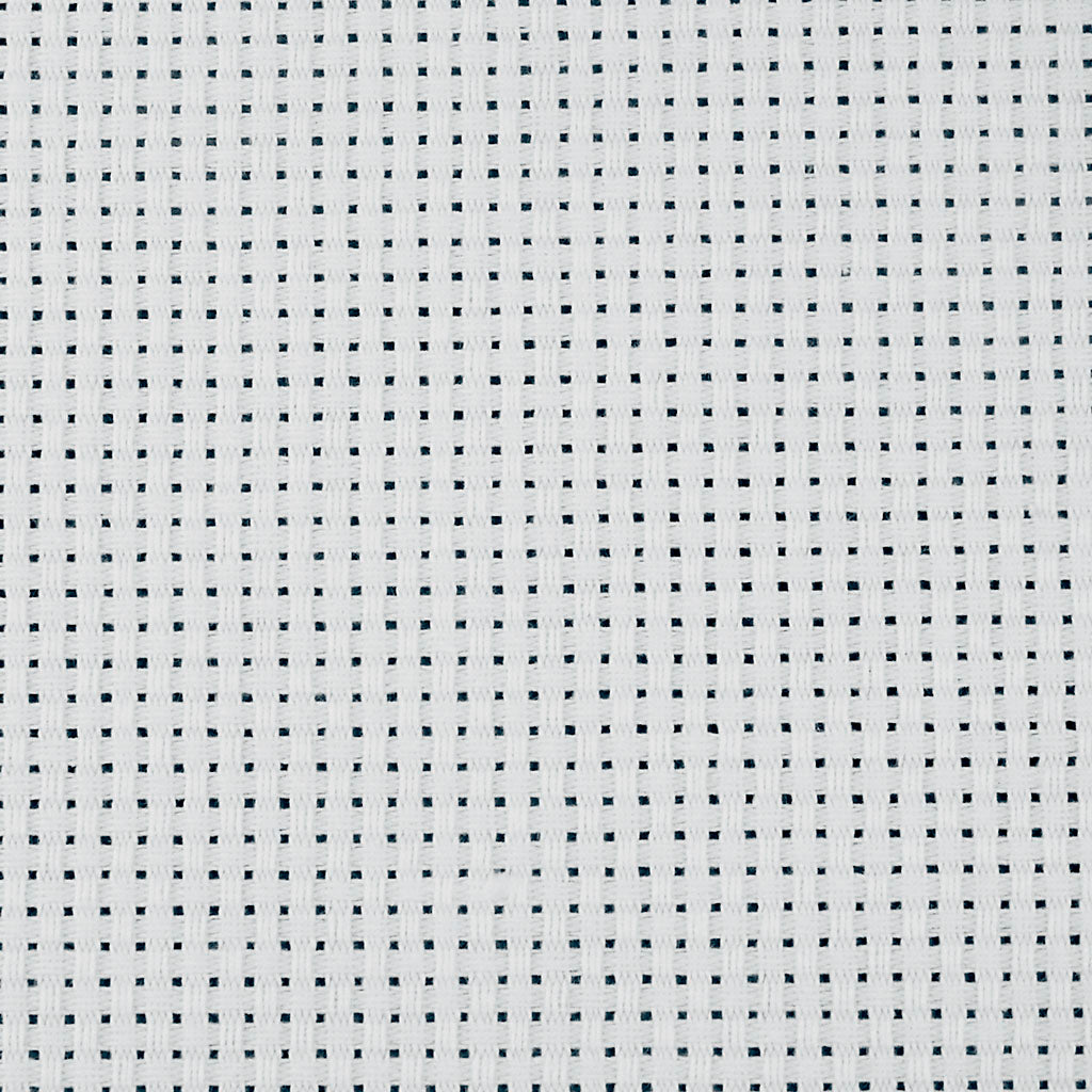 Creativ company aida, l: 150 cm, 43 carrés par 10 cm, blanc, 3 m 1 pièce