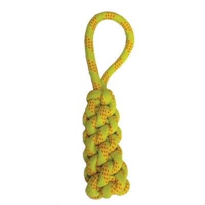 Happy Pet Twisted Tugger flostouw jaune orange