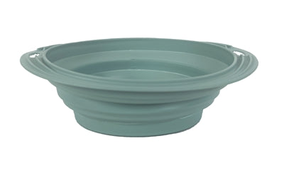 Heureux animal de compagnie fou de animaux de compagnie bol de nourriture en boisson bac pliable bleu clair
