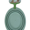 Heureux animal de compagnie fou de animaux de compagnie bol de nourriture en boisson bac pliable bleu clair