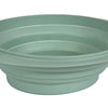 Heureux animal fou de animaux de compagnie bol de nourriture buvette bol pliable sage vert