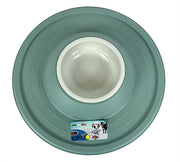 Heureux animal de compagnie fou des animaux de compagnie alimentant le volcan de seau Sage Green - afbeelding 1
