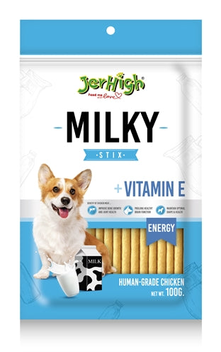 Jerhigh Jerhigh Milky Stix avec du poulet et de la vitamine E