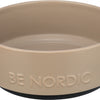 Trixie Be Nordic Food Bowl chien céramique en caoutchouc taupe