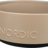 Trixie Be Nordic Food Bowl chien céramique en caoutchouc taupe