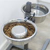 Trixie Food Bowl Chien d'alimentation lente en acier inoxydable