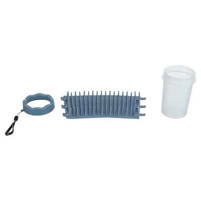 Trixie Poot Cleaner pour le chien en silicone pp bleu