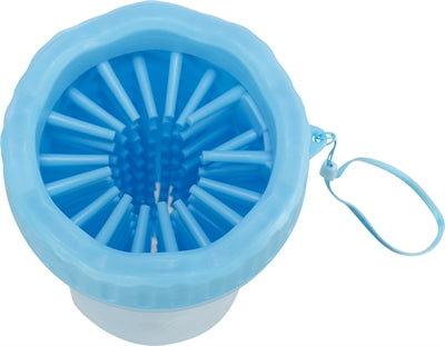 Trixie Poot Cleaner pour le chien en silicone pp bleu